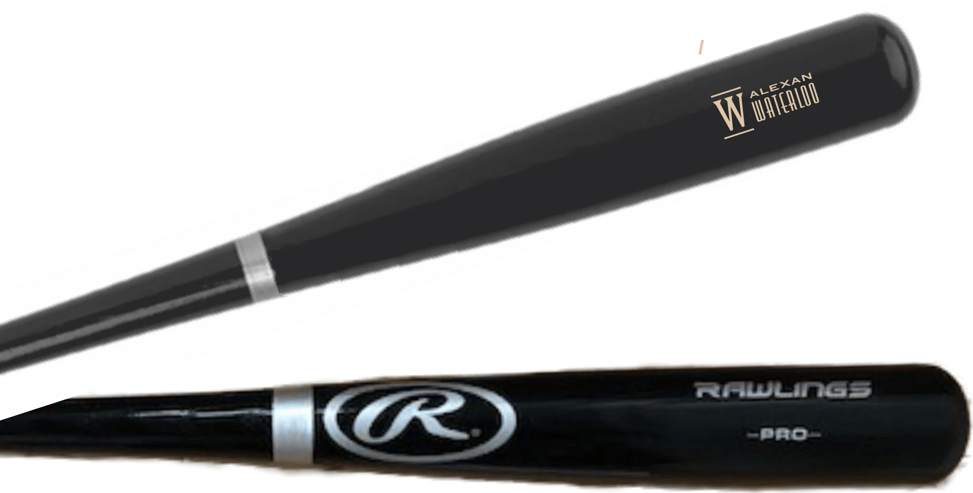 Custom Rawlings Black Baseball Bat Baseball Gifts Lazer Designs